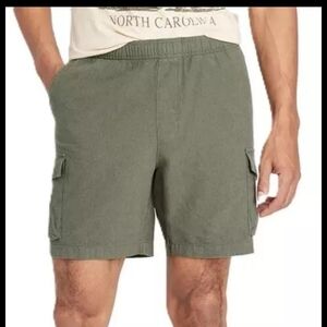 Men's 7" Everyday Relaxed Fit Cargo Shorts - Goodfellow & Co Olive Green XXL